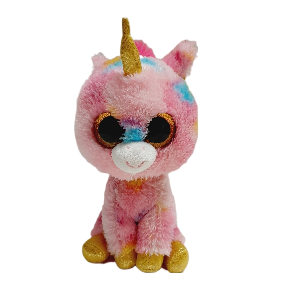 🍒4 for $20🍒 TY Beanie Baby Boos Fantasia Colorful Unicorn Plush Soft Kids Toy
